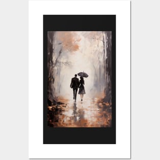 Walk in the woods at golden hour ! Posters and Art